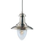 SEARCHLIGHT Fisherman baby ss lantern  seeded verre 5787SS