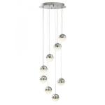 SEARCHLIGHT Marbres 8lt led globe mulit-drop, crushe 5848-8CC