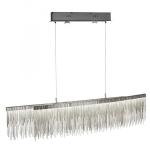 SEARCHLIGHT Memphis led ceiling bar, satin argent, c 6061SS