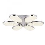 SEARCHLIGHT Lori 6lt led ceiling plafonnier, crushed 6216-6CC