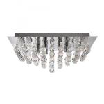 SEARCHLIGHT Hanna 8lt cc square plafonnier-xtal ball 6408-8CC