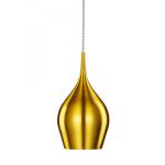 SEARCHLIGHT Vibrant 1lt dore suspension - dia 12cm 6461-12GO