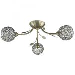 SEARCHLIGHT Bellis ii - 3lt ceiling semi-plafonnier, 6573-3AB