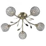 SEARCHLIGHT Bellis ii - 5lt ceiling semi-plafonnier, 6575-5AB