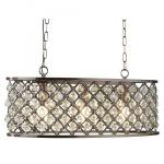 SEARCHLIGHT Marquise 3lt oval bar, antique copper, g 6953-3CU