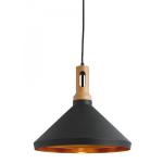 SEARCHLIGHT Wong suspension ,1lt cone, dore interieu 7051BK