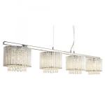 SEARCHLIGHT Elise ii 4lt ceiling bar, cristal clair 7094-4CC