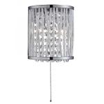 SEARCHLIGHT Elise 2lt applique support murale, chrom 7222-2CC