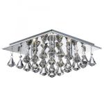 SEARCHLIGHT Hanna - 4lt square plafonnier ceiling, c 7304-4CC