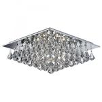 SEARCHLIGHT Hanna - 6lt square plafonnier ceiling, c 7306-6CC