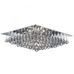 SEARCHLIGHT Hanna - 8lt square plafonnier ceiling, c 7308-8CC