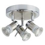 SEARCHLIGHT Aries (gu10 led) ip44 3lt cc round spot 7443CC-LED