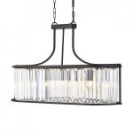 SEARCHLIGHT Victoria 5lt oval suspension, noir mat a 8095-5BK