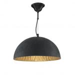 SEARCHLIGHT Dome suspension - dome noir/dore 1lt 38c 8149GO