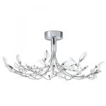 SEARCHLIGHT Wisteria 10lt cc ftg avec wh frosted lea 81510-10WH