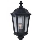 SEARCHLIGHT Alex outdoor applique - 1lt noir 'half' 82505BK