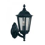 SEARCHLIGHT Alex outdoor applique - 1lt noir uplight 82530BK