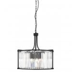 SEARCHLIGHT Victoria 5lt drum suspension, noir mat a 8295-5BK