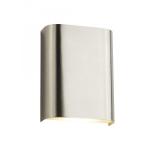 SEARCHLIGHT Match box, led applique, satin argent av 8582-2SS