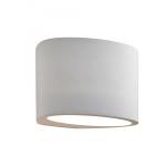 SEARCHLIGHT Gypsum g9 oval blanc plaster applique 8721