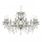 SEARCHLIGHT Paris 12lt chetelier, cristal clair gout 87312-12SS