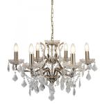 SEARCHLIGHT Paris 6lt chetelier, cristal clair goutt 8736-6AB