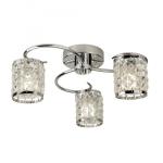 SEARCHLIGHT Royal 3lt plafonnier, chrome avec crysta 8783-3CC