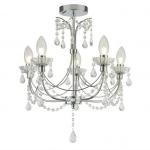 SEARCHLIGHT Autumn 5lt bathroom chetelier, chrome av 9037-5CC