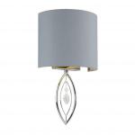SEARCHLIGHT Crown applique -chrome avec abat jour gr 9137CC