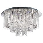 SEARCHLIGHT Beatrix blue led/8lt ceiling plafonnier, 9198-8CC