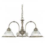 SEARCHLIGHT American diner - 3lt ceiling, laiton ant 9343-3