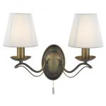 SEARCHLIGHT Andretti - 2lt applique support murale, 9822-2AB