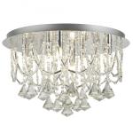 SEARCHLIGHT Mela 6lt ceiiling plafonnier, chrome, cr 9986-6CC