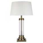 SEARCHLIGHT Pedestal lampe a poser - colonne verre & EU5141AB