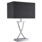 SEARCHLIGHT Club lampe a poser x base, satin argent, EU7923SS