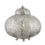 SEARCHLIGHT Fretwork  1lt shiny nickel moroccan  lam EU8221-1SS