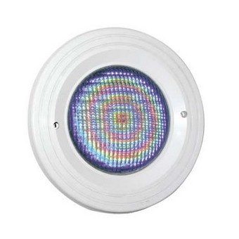 Photo Projecteur piscine AQUAREVA � LED de couleur 18w � vis coloris blanc sp�cial b�ton | Ref : 44605000
