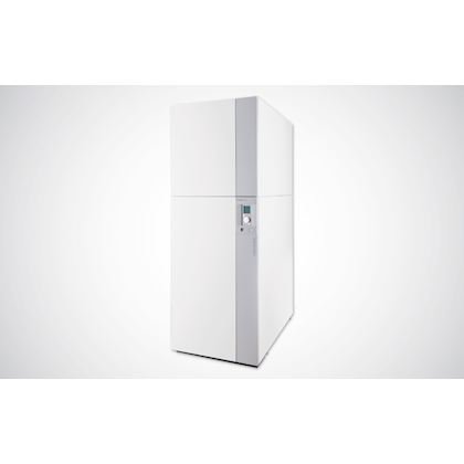 Photo Pompe  chaleur hybride avec relve de chaudire fioul intgre 14 kW monophase brleur de 23 kW. PECS intgr 190 L en acier maill | Ref : 524832