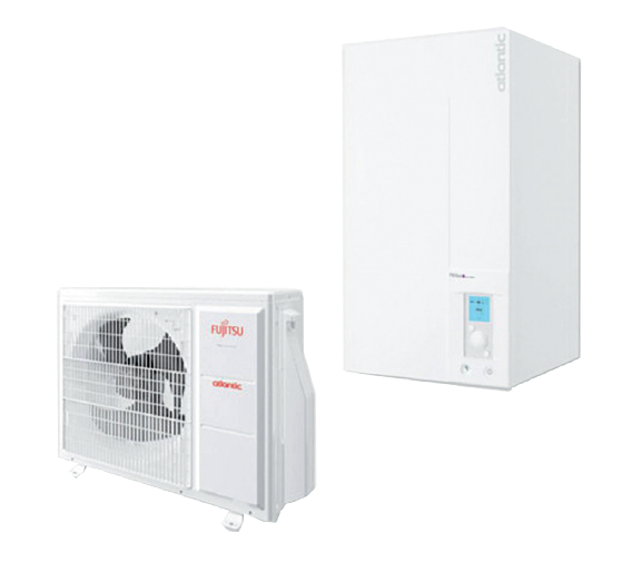 Photo Pompe  chaleur air/eau split inverter moyenne temprature (55DC) - 6 kW - R32 - chauffage seul | Ref : 526332