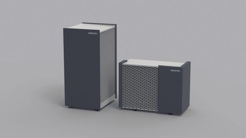 Photo Unit� ext�rieure + panneaux d\'habillage Ixtra M 15 tri - Pompe � chaleur air/eau monobloc (60 DC) - 15 kW triphas� | Ref : 529670