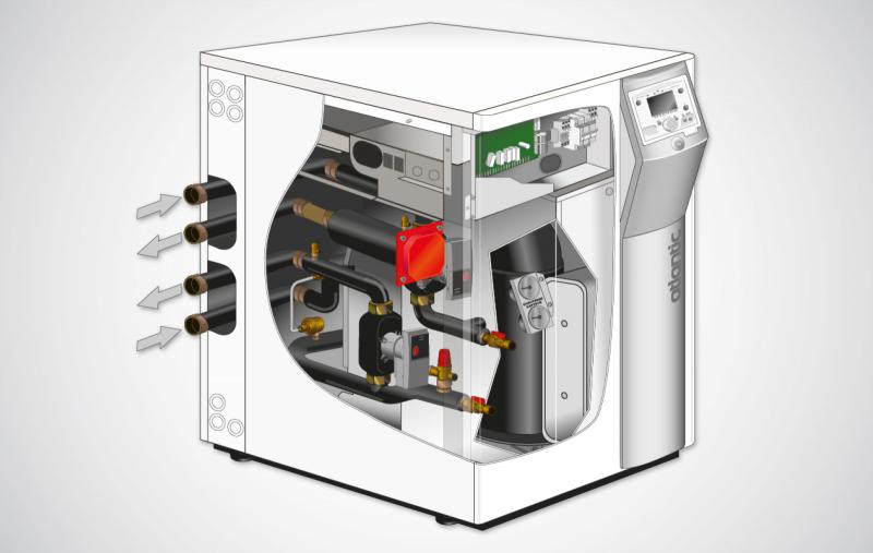 Vignette 2 produit Pompe à chaleur eau/eau - 10 kW - chauffage seul | Ref : 522454