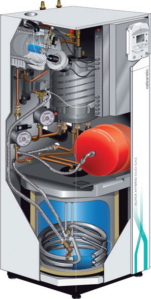 Vignette 2 produit Pompe a chaleur hybrid duo gaz mono 14+ | Ref : 522525