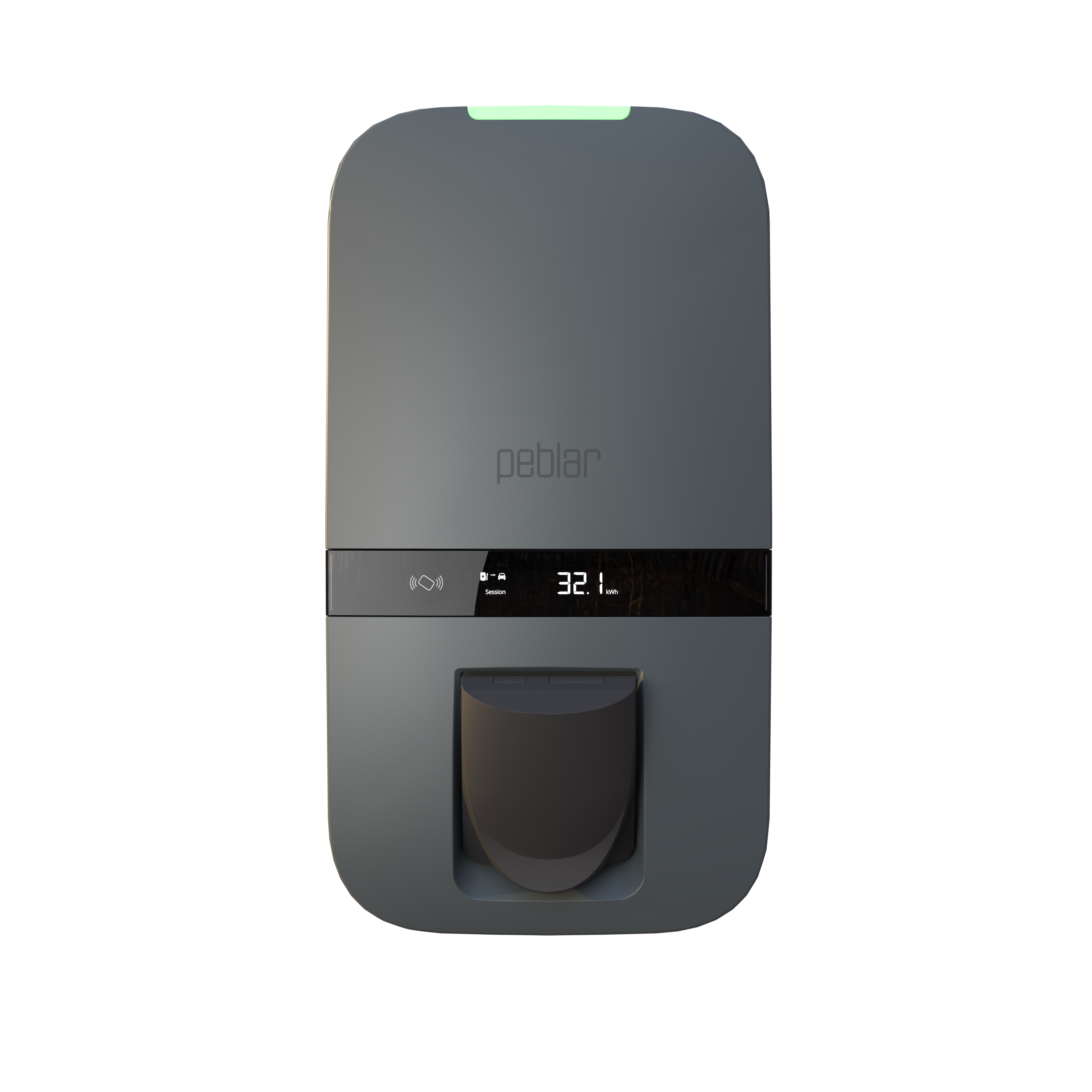 Photo Peblar Business 7.4/22kW, MID, 4G, RFID, Wi-Fi, Ethernet, Smart Charging, Charge Solaire, �cran, ISO15118, Connect Hub | Ref : 045101