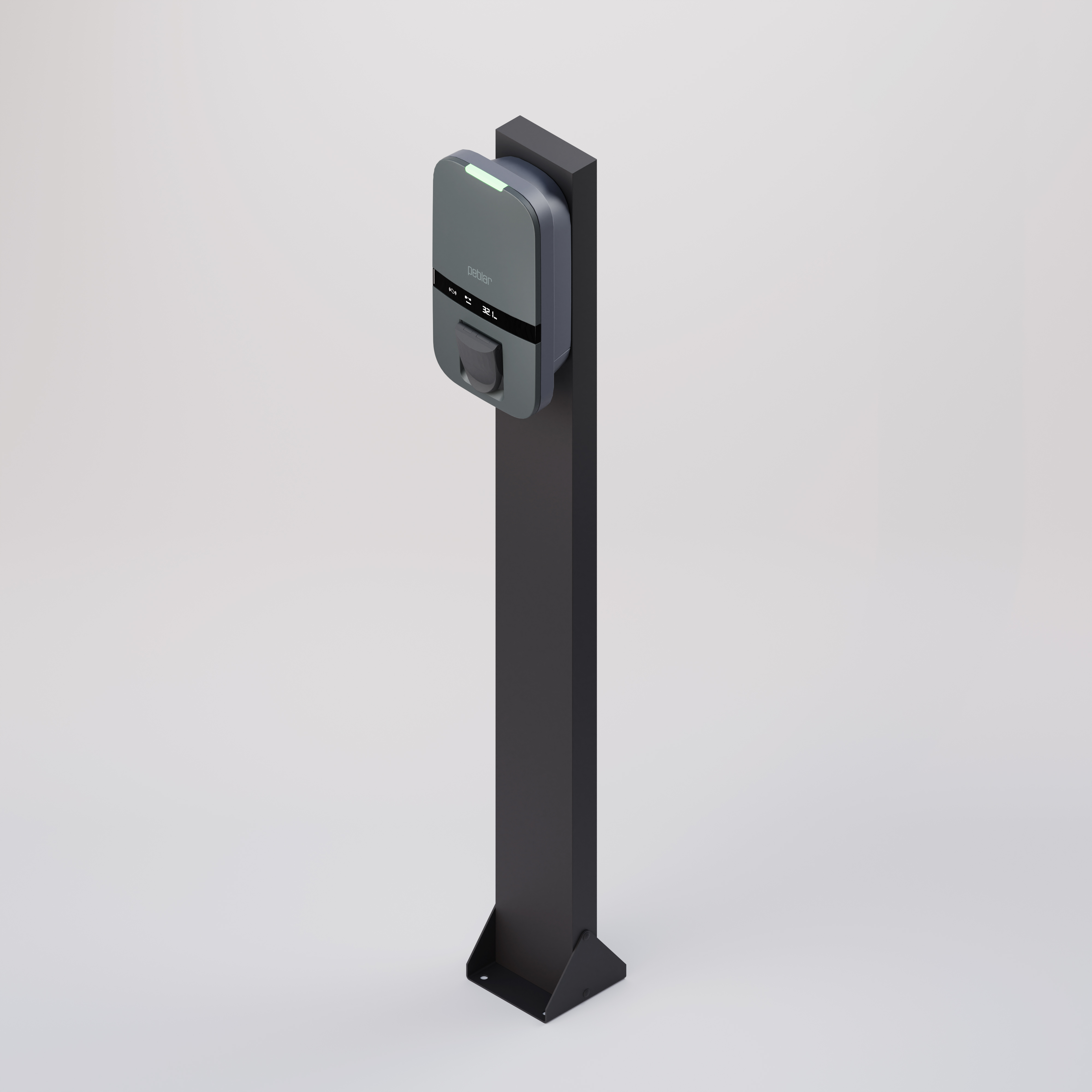 Vignette 2 produit Peblar Pied de fixation simple 1 borne acier inoxydable  | Ref : 039500